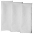 Dunroven House Dunroven House ORK332-WHI Prewashed Waffle Weave Towel; White - Set of 3 K332-WHI